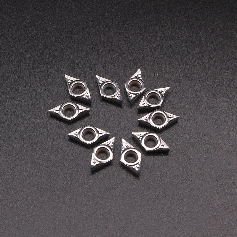 DCGT070202 DCGT070204 DCGT070208 AK H01อลูมิเนียมใบมีดคัตเตอร์ใส่เครื่องมือตัดเครื่องมือกลึง CNC เครื่องมือ AL + TIN ไม้