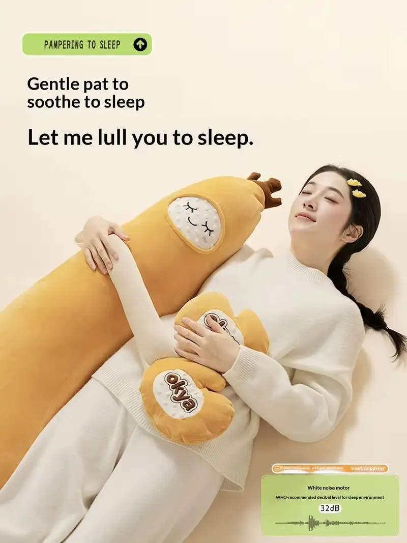 Okya Banana Plush Pillow Long Sleeping Support Pillow With Music Heating For Side Sleep Pregnant Women Adults