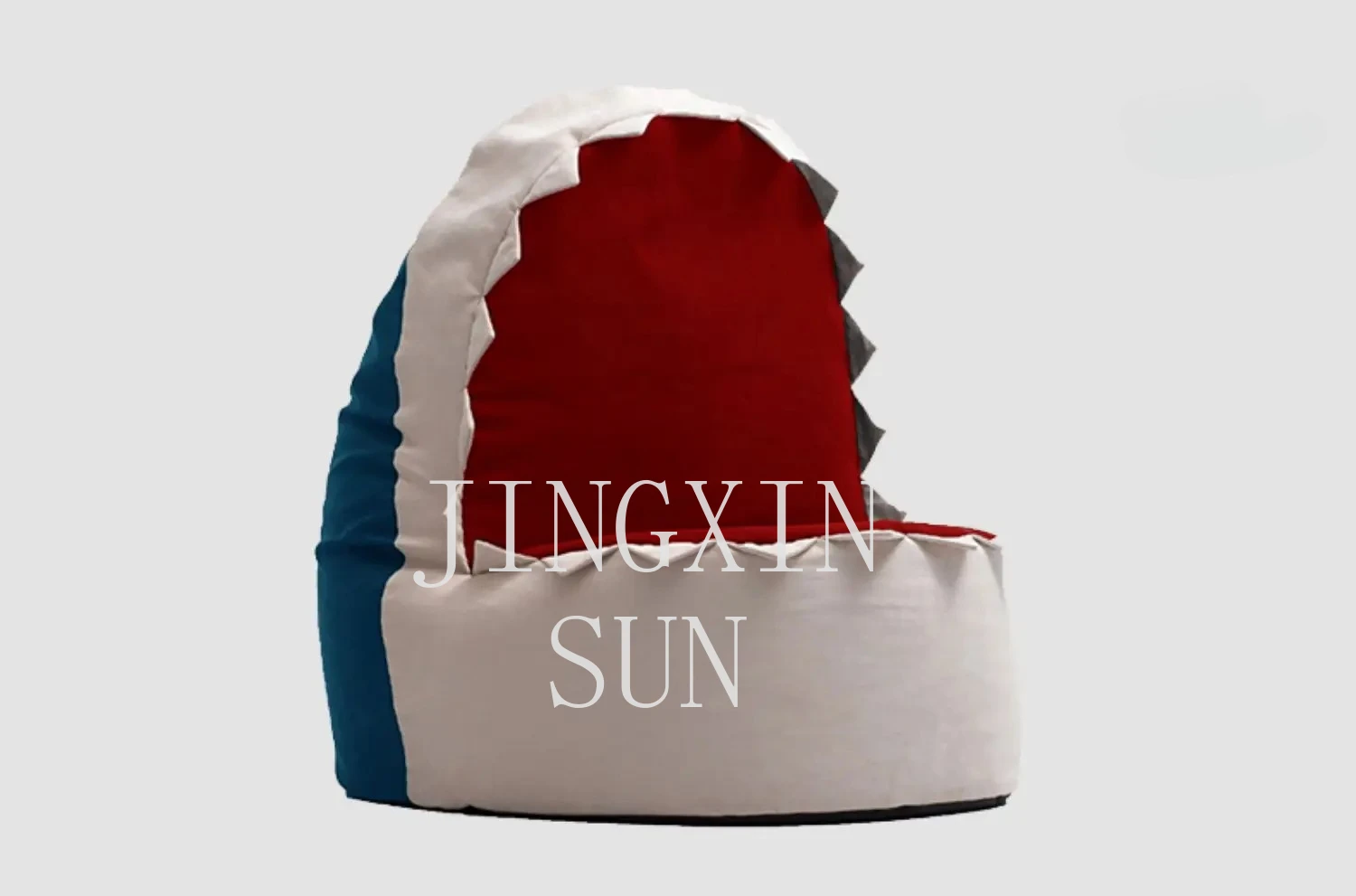 Shark shape lazy sofa seat personalized animal bean bag single small sofa