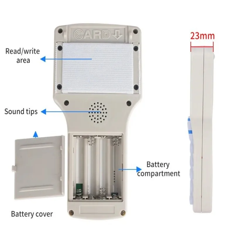 ID/IC Card Reader 08CD Operating Frequency 13.56MHZ 125KHZ 250KHZ 375KHZ 500KHZ HID (125KHZ) 08CD  for Access Card Elevator Card