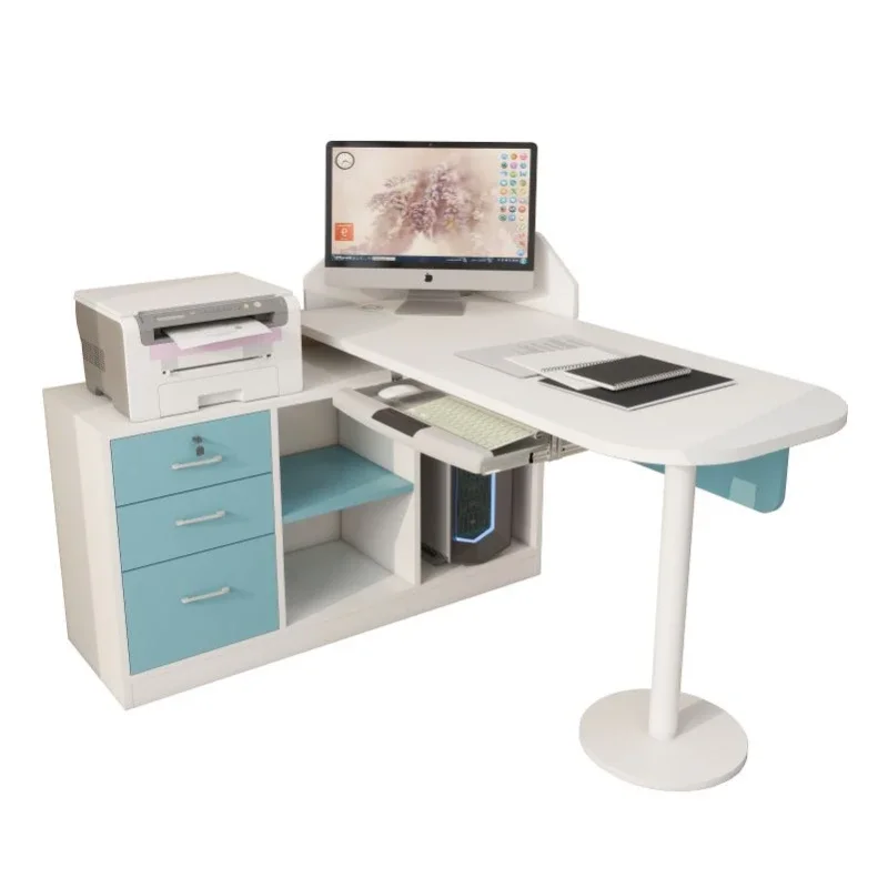 Hospital Clinic Health Center Diagnosis Table and Chair Doctor's Office Reception Table Reading Workbench