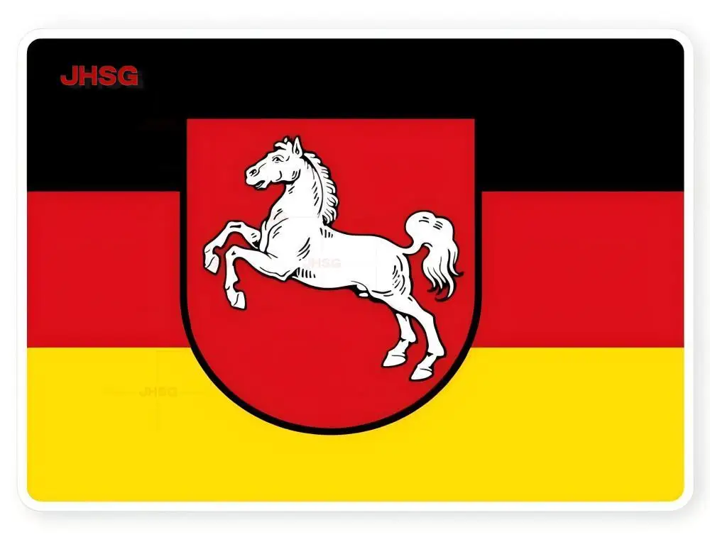 

Niedersachsen Westfalen Coat of Arms German Car Bumper Sticker Decal-