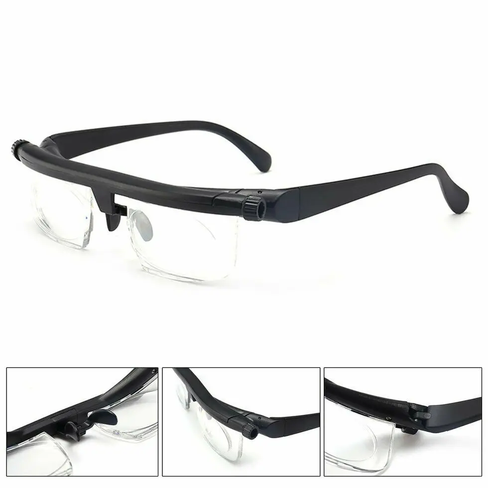 Adjustable Degree Universal Focal Length Myopia Correction Reading Glasses -6D To +3D Degree Myopia Reading Glasses Women Man