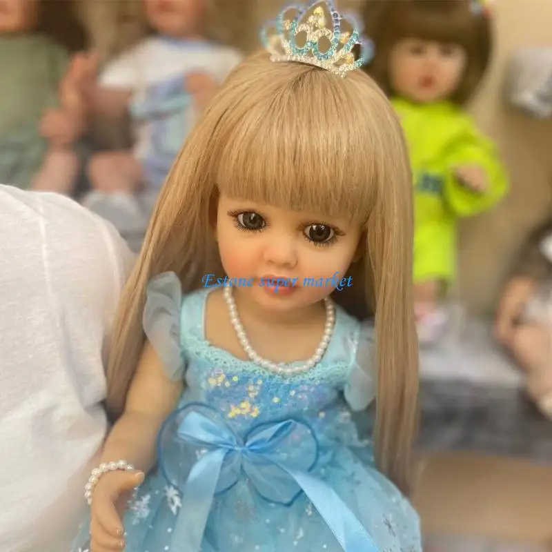 090B Waterdichte Reborns Princess Girl-Doll Soft Doll Kids Parenting Game Toy