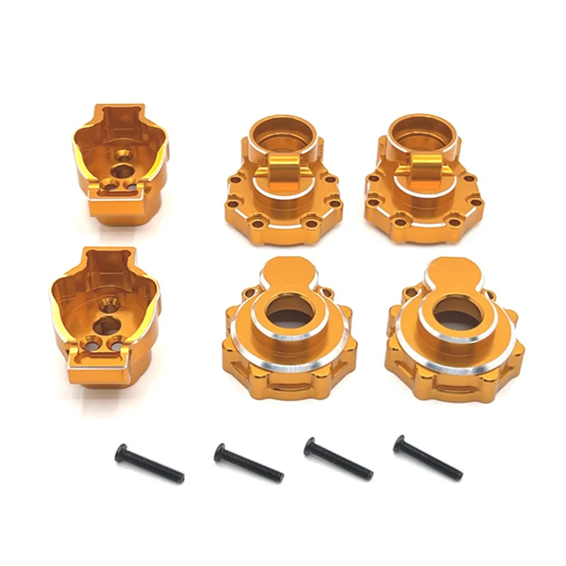 

Stylish-RC Car Upgrade Part Rear Axle Cup Kit For TRAXXAS 1/10 TRX4 HUANGBO 1/10 R1001 R1002 R1003 RC Car Parts Gold