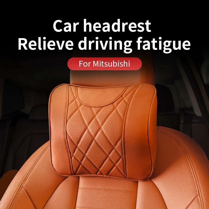 

For Mitsubishi Motors Eclipse Outlander Airtrek Cross ASX Montero Shogun Challenger Car Neck Cushion Pillow For Car Accessories