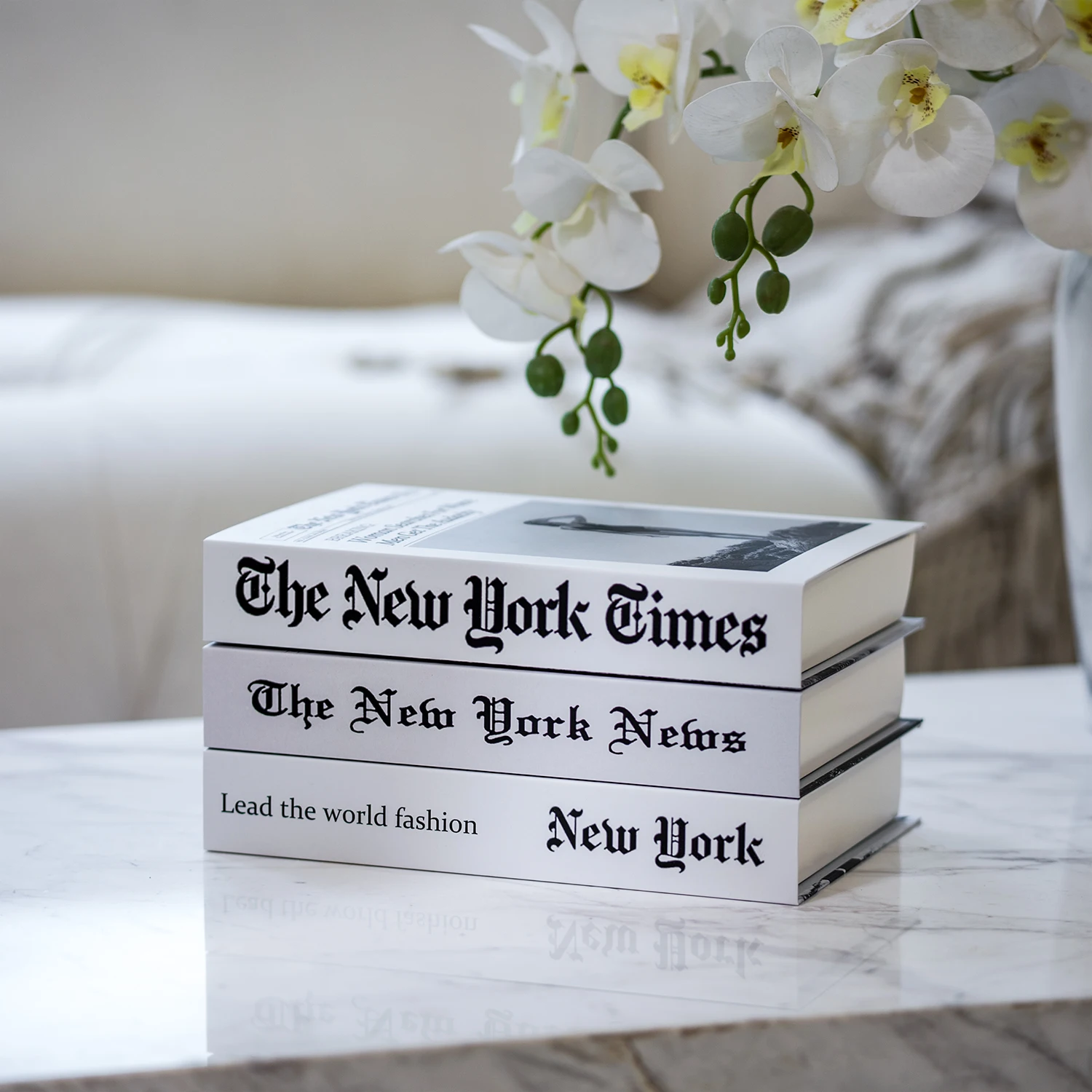 

New Luxury Fake Book For Decor Luxury Living Room Decoration Coffee Table Bedroom Interior Items Modern Book Box Home Decoration