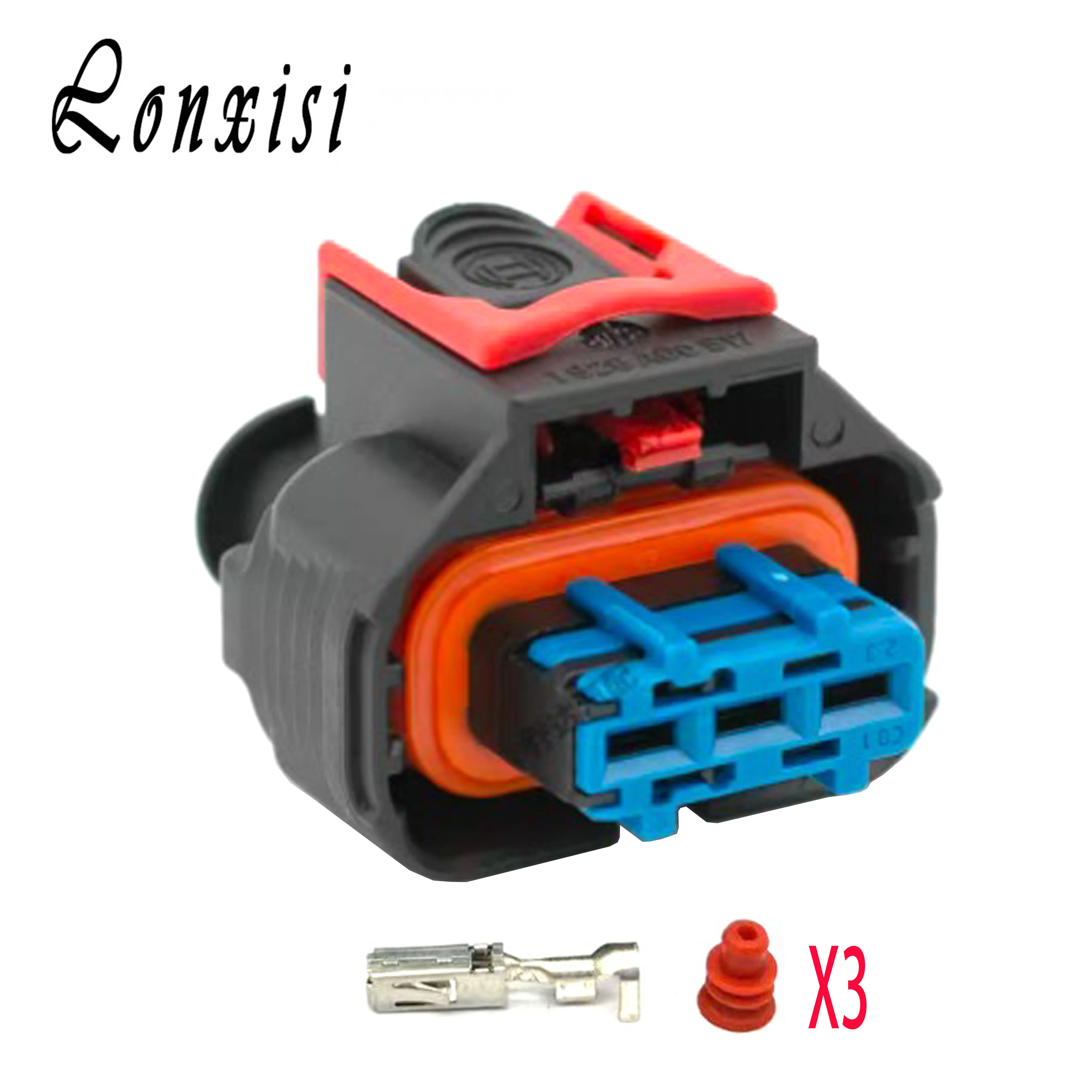 1/5/10 juegos 2/3/4 pines 1928A00517 1928405718 1928405630 montaje de CA Cable del Sensor del boquilla de combustible del coche 1928405521 enchufe eléctrico automático