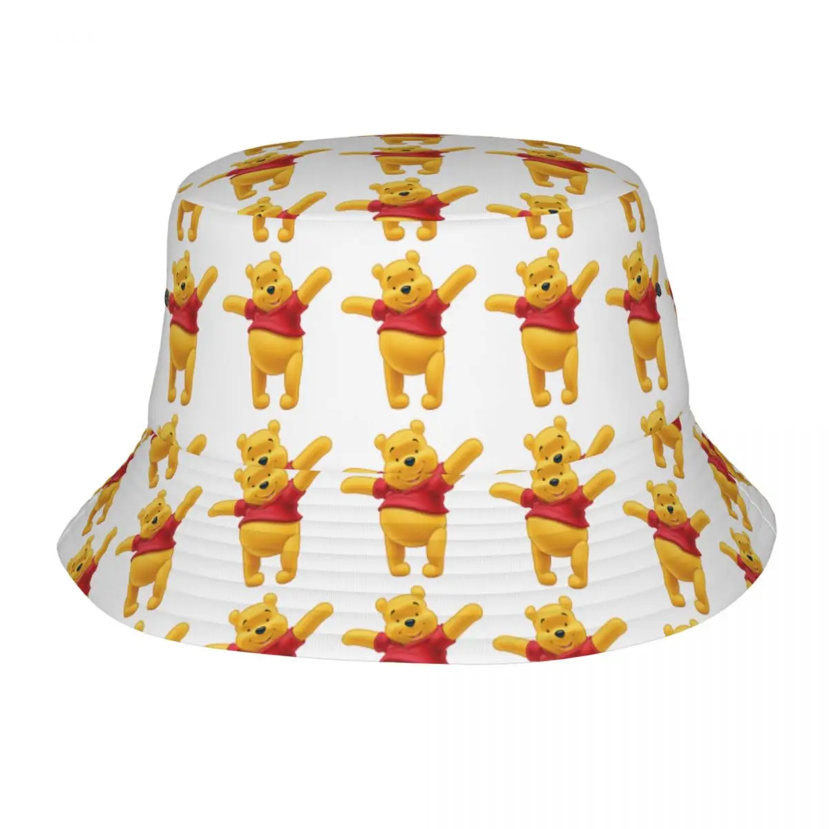 

Детская панама Винни-Пух для женщин и мужчин, шляпа от солнца для отдыха, уличная упаковочная шляпа для отпуска, рыбалки, рыбацкой шапки, головные уборы