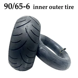 90/65-6 Tyre Inner Outer Tube Tubeless Tire for Electric Scooter 11 Inch Pneumatic Wheel Accessories