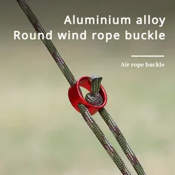 5pcs Tent Regulating Buckle Camping Cord Tensioners Canopy Awning Wind Rope Buckle Length Fixing Ring Tent Accessory