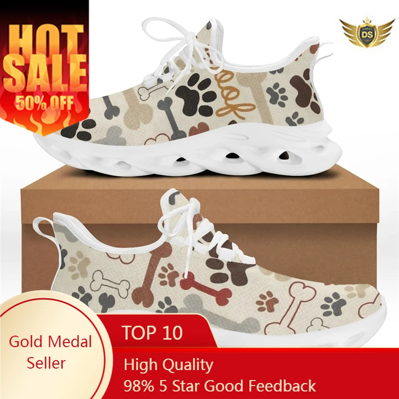 Scarpe Casual veterinarie per donna veterinaria Animal Paw Brand Design Sneakers piatte leggere femminili calzature stringate