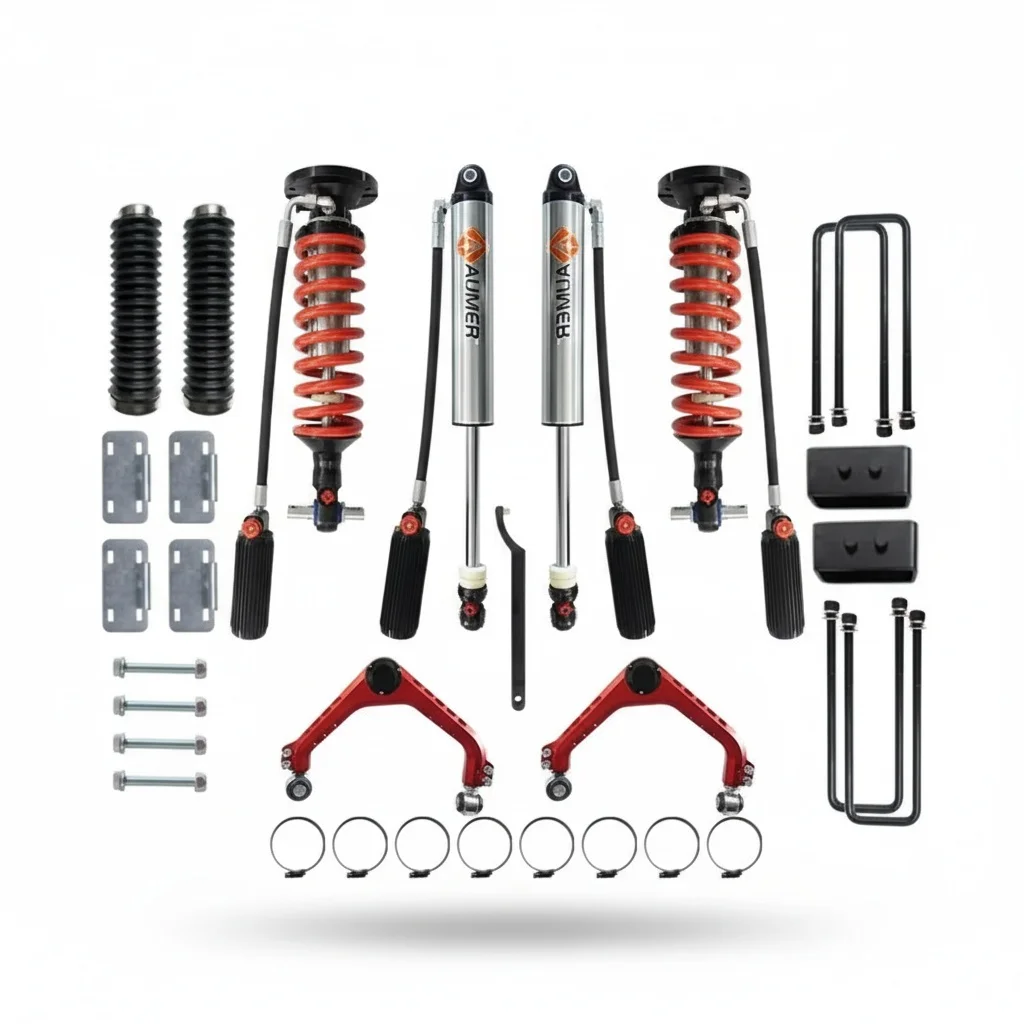 

Амортизатор для бездорожья, 2,5-дюймовый гоночный койловер, регулируемый лифт-комплект 22 мм, подходит для GMC Yukon 2009-2016, Toyota LC200