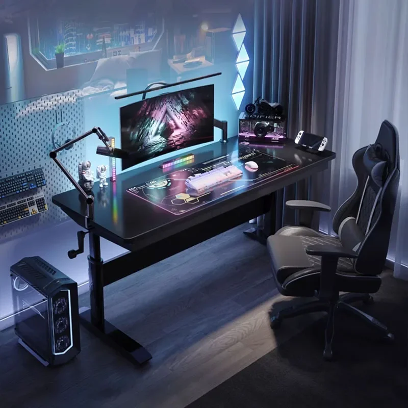 Elevable Desk Cabinet Computer Office Portable Reading Table Electric Standing Laptop Status Study Gamer Bedroom Pliante Mesa