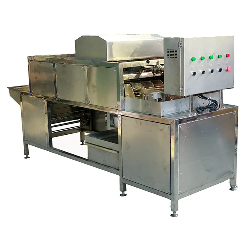 Advanced High Performance Reliable Stainless Steel Egg Shell Remover Machine with 2.8KW Motor 5000 Pieces/Hour Capacity