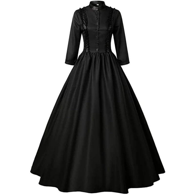 Disfraces de Halloween para mujer Huntrix Lolita Kpop Demon Hunter vestido de mujer estilo victoriano gótico fresco para fiesta de disfraces de Reina