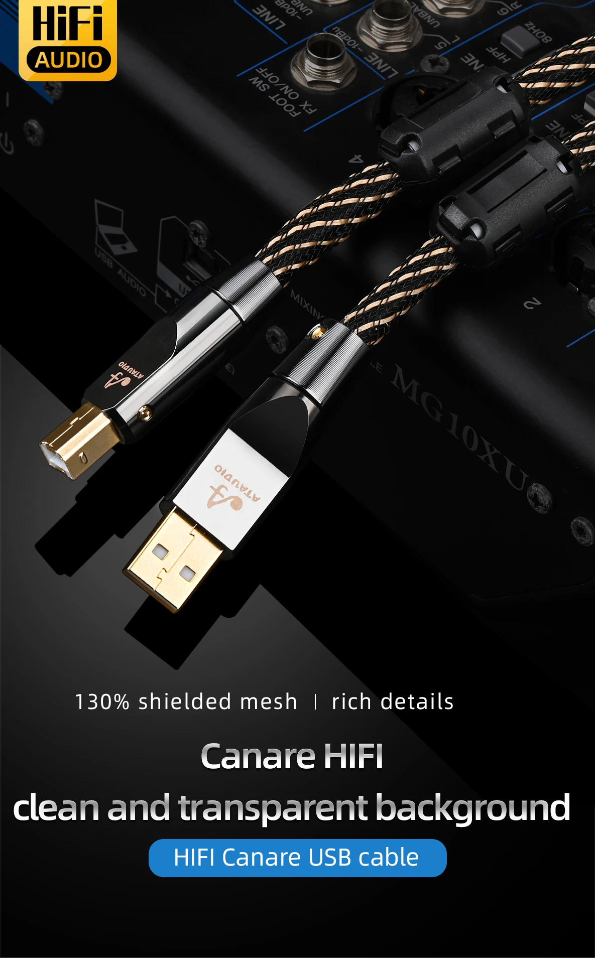 HifiUSB OTG-USBType-Cケーブル最大4n,オーディオケーブル - AliExpress