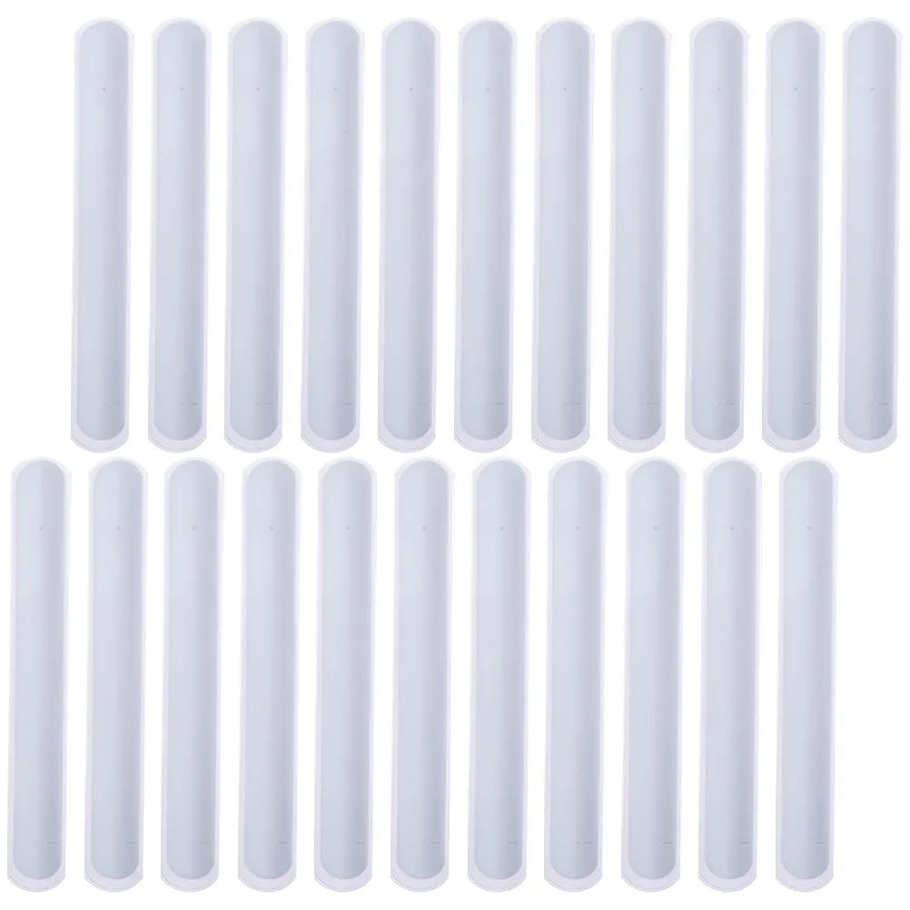 30Pcs DIY White Blank Slap Bracelets Graffiti Wristbands Party Favors Halloween Festival Supplies Blank Slap Bracelets