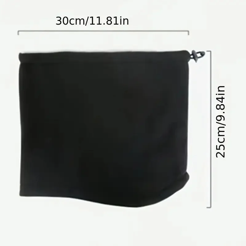 جراب رقبة حراري للرجال، محبوك مقاوم للرياح وجيد التهوية مع بطانة من الصوف لركوب الدراجات الشتوية والأنشطة الخارجية.