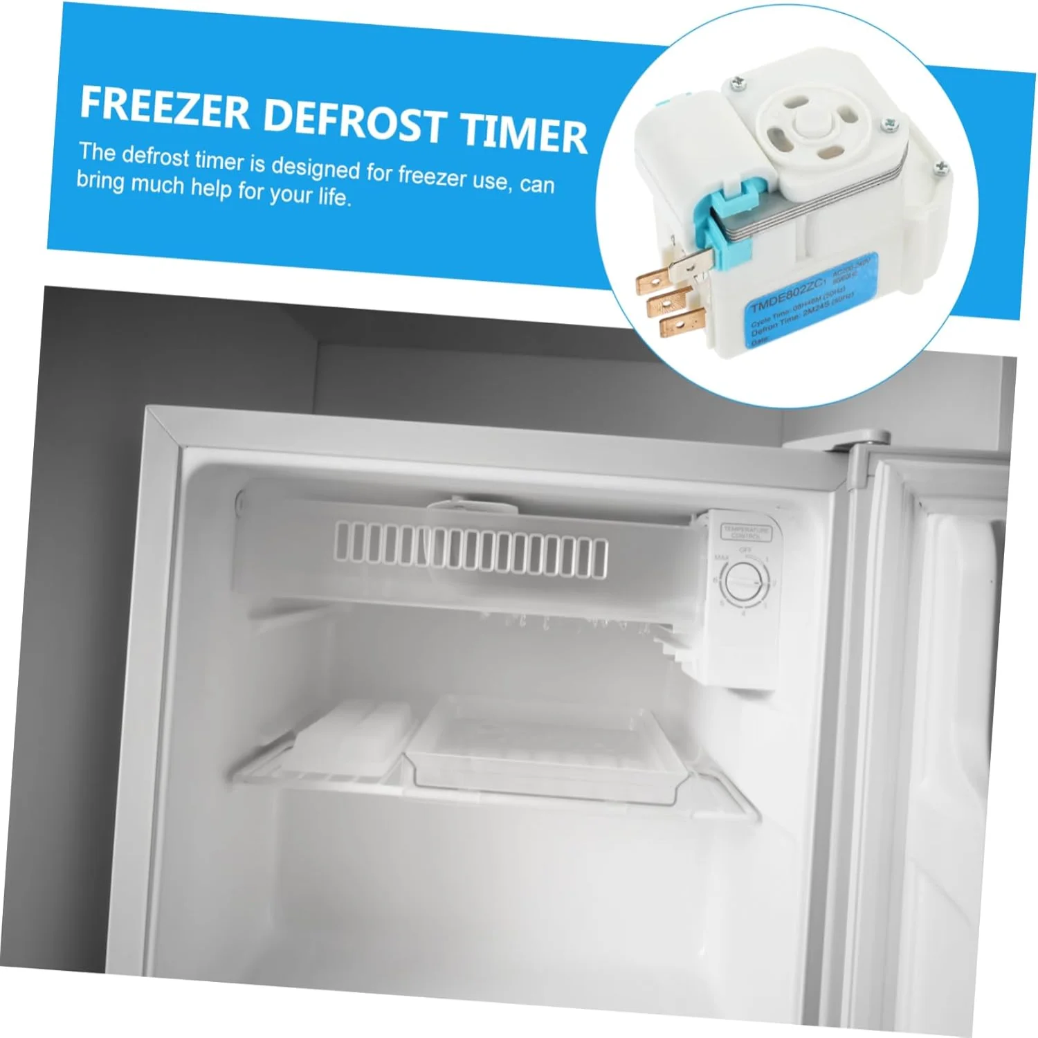 

Refrigerator Defrost Timer Fridge Defrost Timer Electronic Defrost Timer Refrigerator Supply Defrost Timer for Fridge Defrost T