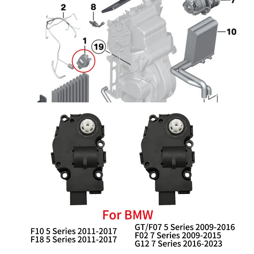 

Car Evaporator Air Heater Actuator Flap Motor Air Conditioner Servo Motor For BMW F10 F06 F07 F02 5 6 7 Series 520 535GT 630 740