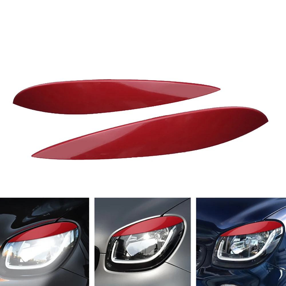مصباح المصباح الأمامي للسيارة غطاء جفن الحاجب ، تشذيب لمرسيدس بنز ، سمارت فورتو ، ، من من من من من من أجلك ، من من من أجلك