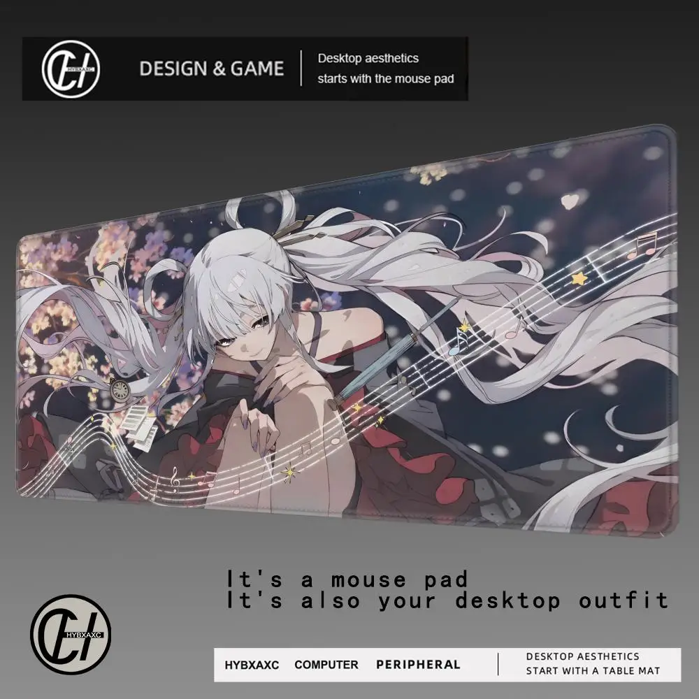 HD Printed Anime Mouse Pad Cute Cosmic Princess Kaguya Iroha Sakayori Yachiyo Runami Non-Slip Keyboard Mat for Geeks And Gamers