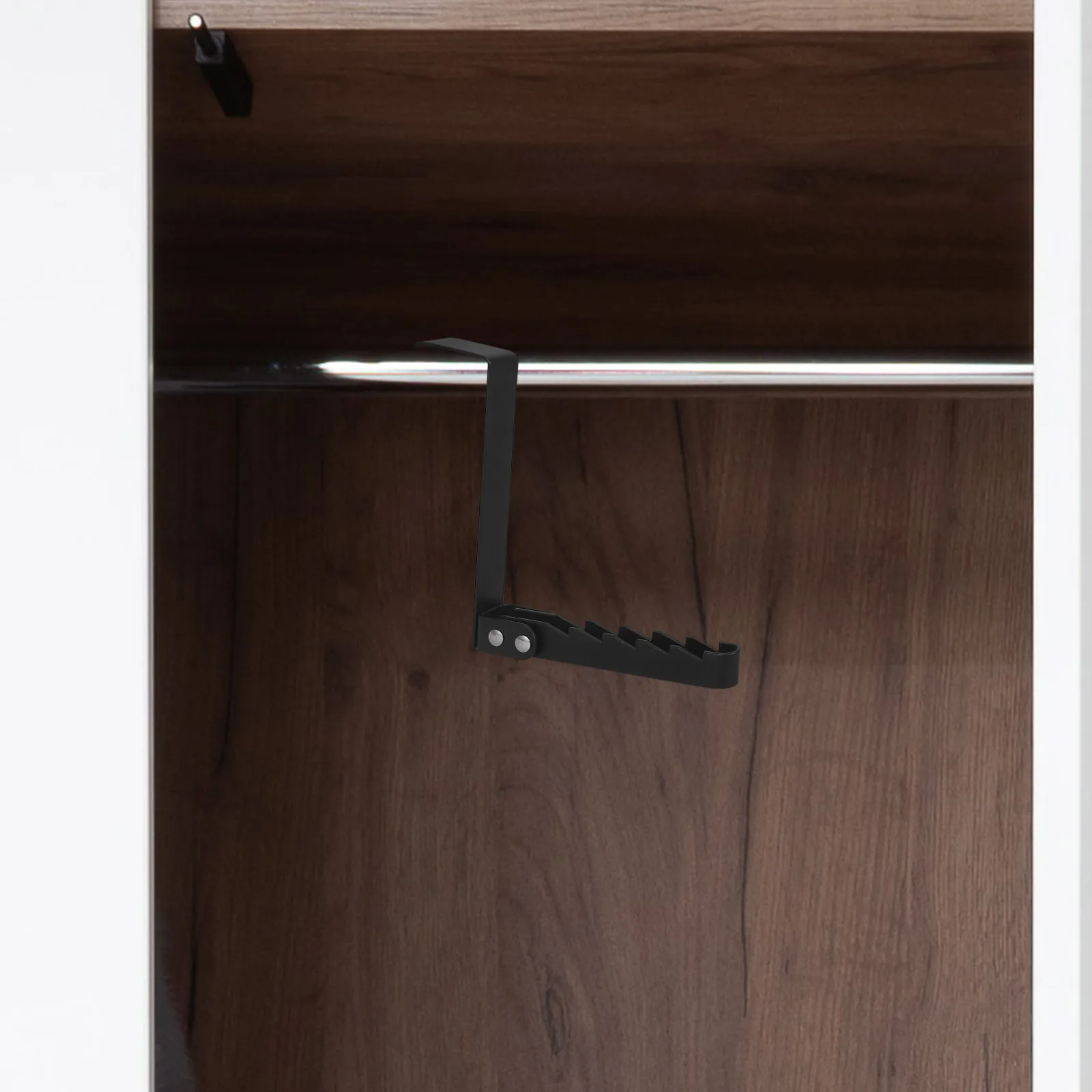 

Foldable Over Door Hook Hanger High Manganese Steel Durable Space Saving Organizer for Clothes Coats Towels Bedroom Bathroom