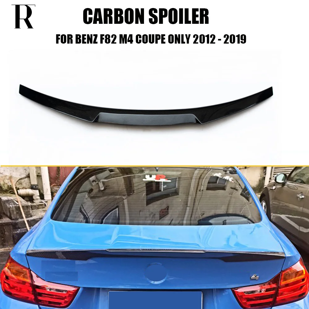 

V Style Carbon Fiber Rear Trunk Wing Spoiler for BMW F22 F87 M2 F30 F80 M4 F32 F36 F82 M4 Coupe 2012 - 2019