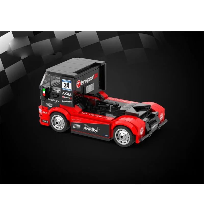 

MOC-131870 Classic New Cargo Transport Truck Building Block Model, 294Parts,Boys' and Children's Birthday and Christmas Toy Gift