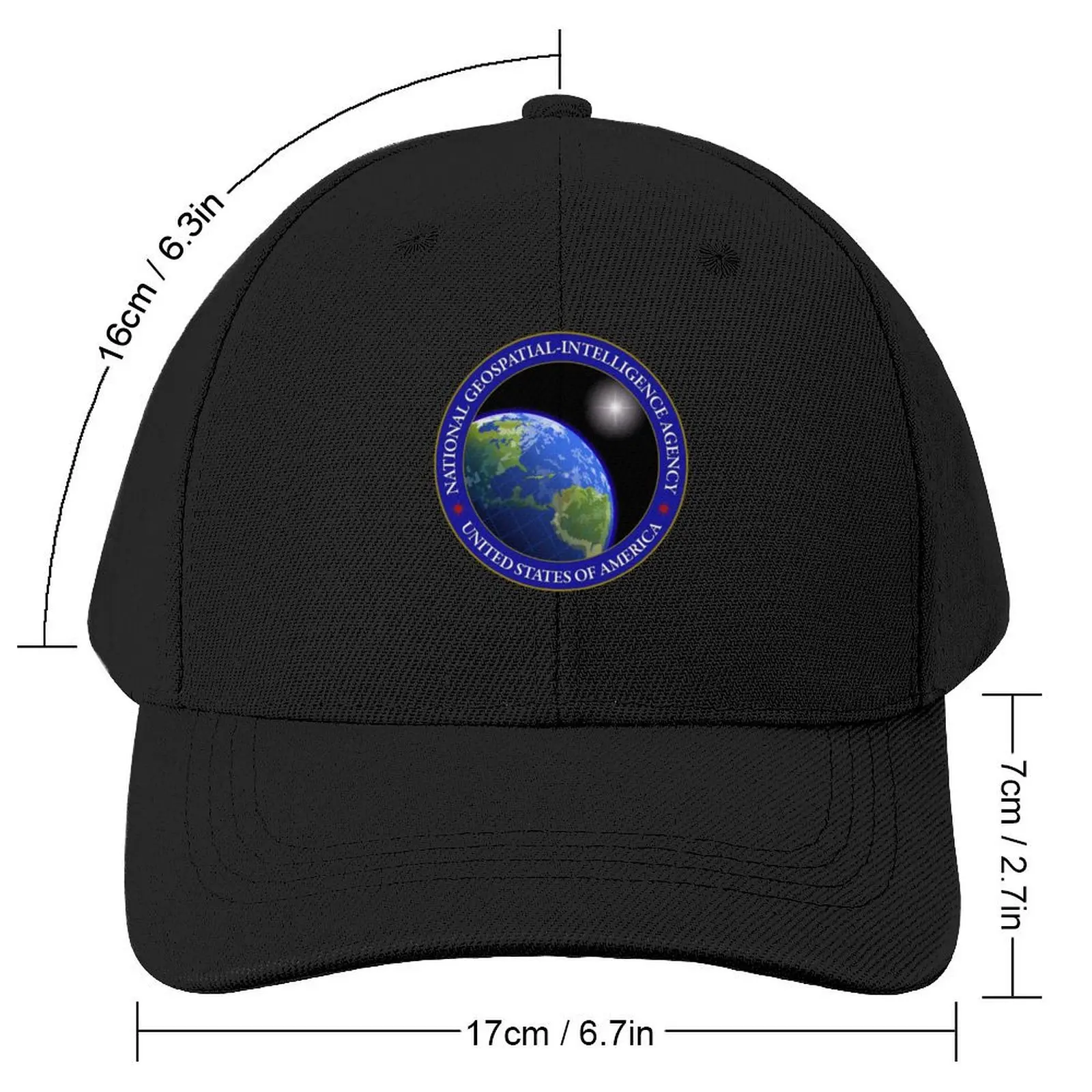 NATIONAL GEOSPATIAL-INTELLIGENCE AGENCY NGA Baseball Cap Dropshipping Hip Hop Hats For Men Women's