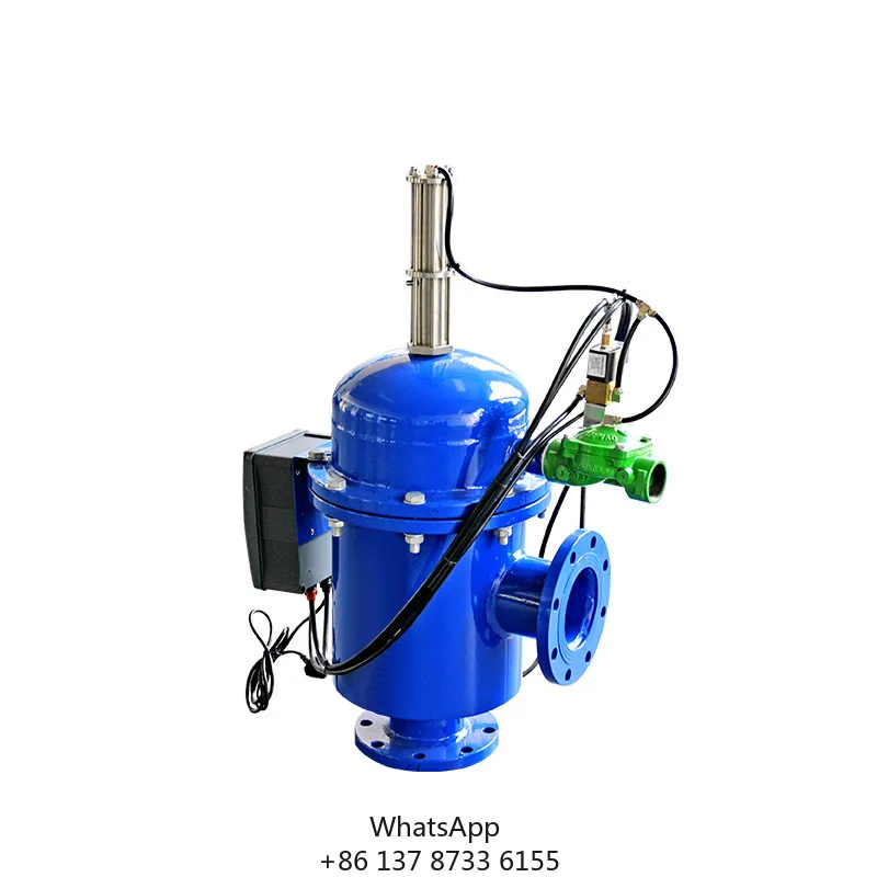 Drip Irrigation Water Treatment Backwash Water Filter Self Cleaning Filter Hydraulic Automatic Backwash Screen Filter