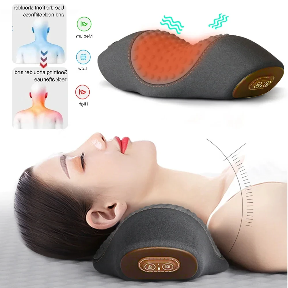 

Ergonomic Orthopedic Sleeping Pillow Neck Shoulder Massage Relaxation Improve Sleep Quality Bedding Memory Foam Support Pillow