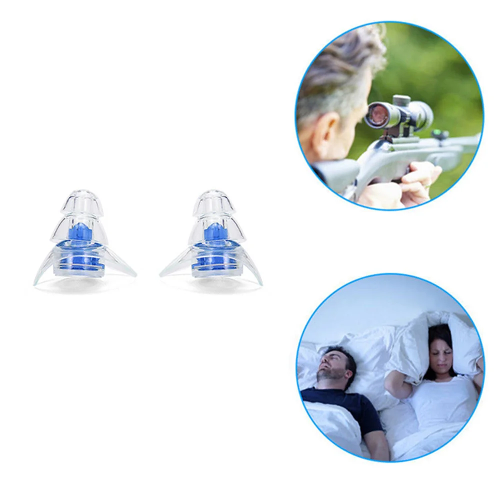 

Silicone Earplugs Reusable Lightweight Ergonomic AntiNoise Earpiece for Sleep Comfort Hearing Protection Vibes mute plug noise