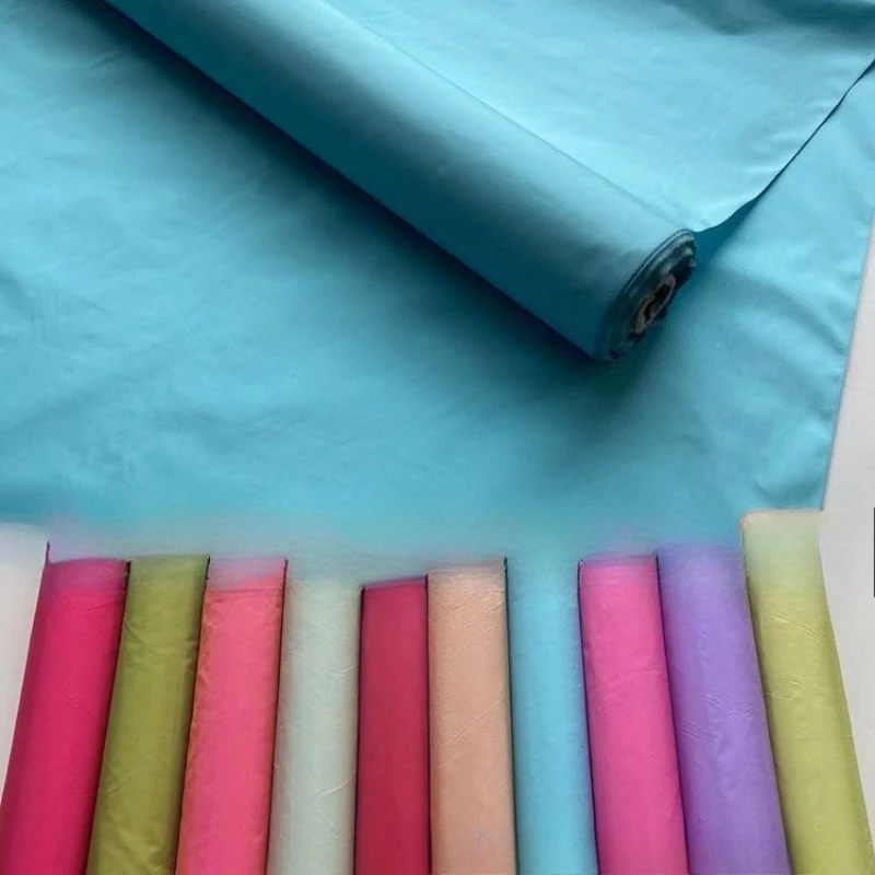 

140 Wide Taffeta Silk Fabric Strong Silk Texture for DIY Wedding Dress Umbrella Skirt Inner Lining Fabrics