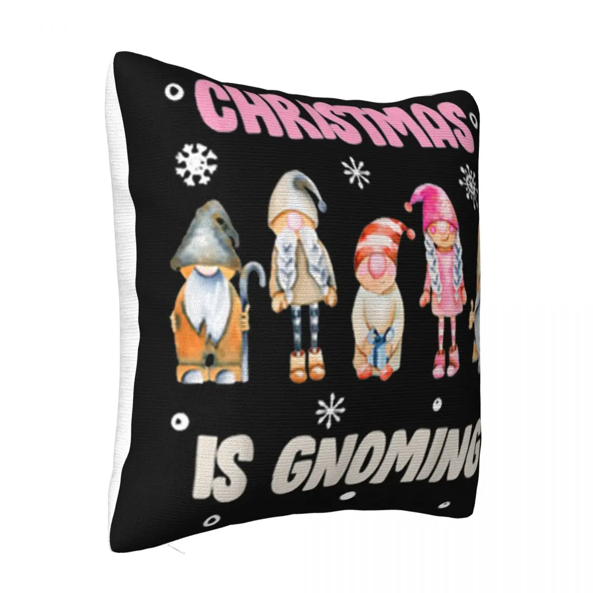 Premium Christmas Is Gnoming God Jul Gnome Tomte Xmas Santa Holiday More Colors Pillow Case