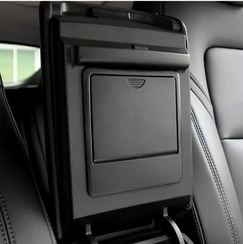 Für Tesla Model 3 Y 2017-2019 2020 2021 2022 2023 ABS Auto Mittelkonsole Armlehne Versteckter Stauraum Verborgene Ablage Zubehör – Detail 12