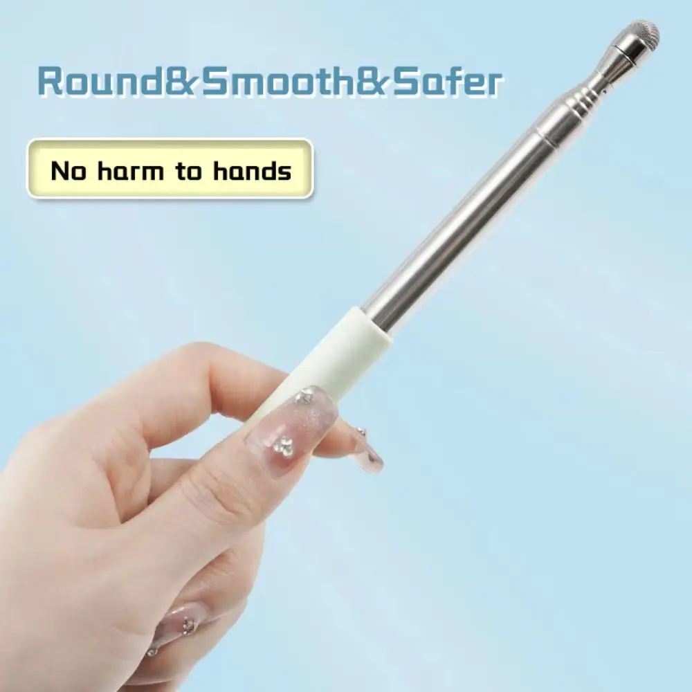 

High Quality Stainless Steel Touch Screen Pen 68MM Telescopic Rod Teaching Pointer Reading Sticks Students