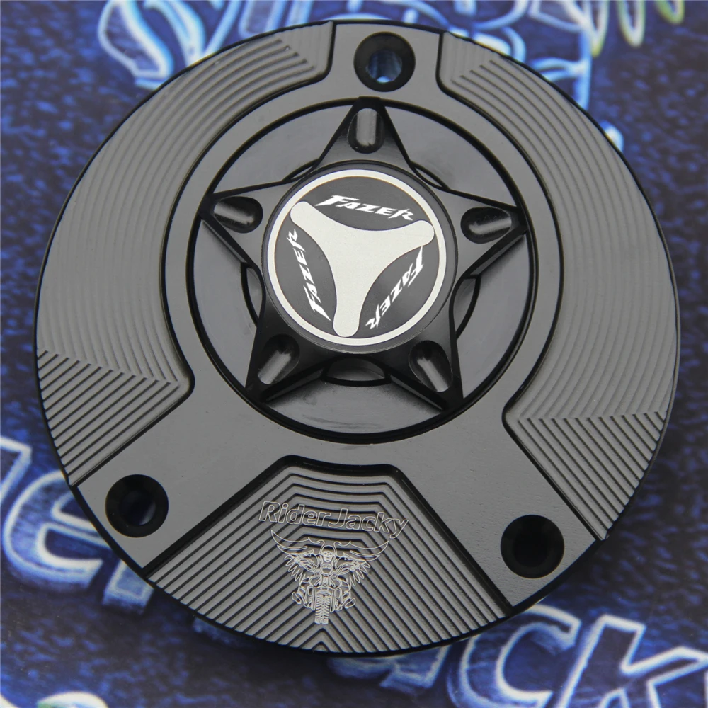 CNC Aluminum Keyless Motorcycle Fuel Gas Tank Cap Cover For Yamaha FZS 600 S Fazer 2000-2003,FZS 600 Fazer 1998-2009