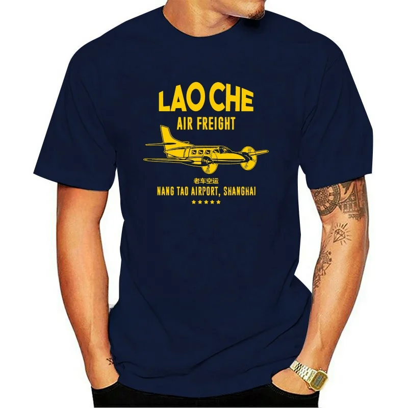 New Lao Che Air Freight Inspired by Indiana Jones Printed T-Shirt  New Arrival Informal fashion men manga clothes harajuku Short