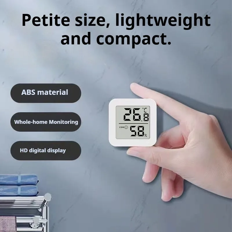 

Indoor Mini Temperature and Humidity Meter, Bedroom Temperature Meter, Portable Electronic Digital Display, Humidity and Tempera