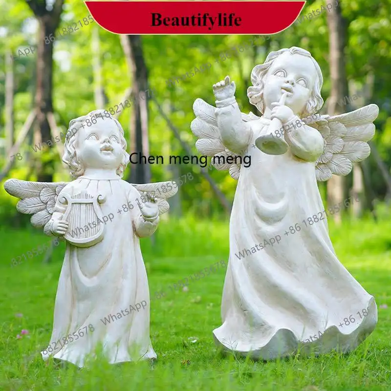 

G153 Villa Garden Sculpture Ornament American Resin Crafts European Garden Figure Ornament