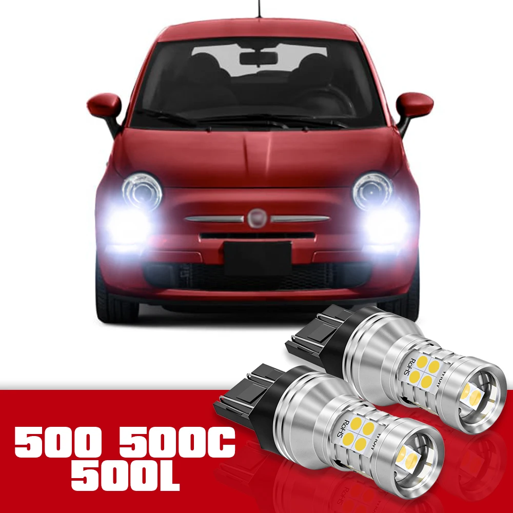 

2pcs LED Accessories Daytime Running Light DRL For Fiat 500 500C 500L 2007 2008 2009 2010 2011 2012 2013 2014 2015 2016 2017