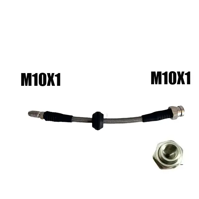 M10 10X1Automotive Hydraulic Brake Pipe Steel Wire Braided Brake Steel Throat Clutch Oil Pipe Inches Offroad Suspension Lift Kit - Image 8
