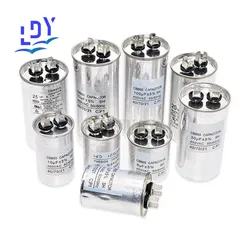 Compressor de ar condicionado Capacitor eletrolítico, CBB65, 5 UF, 35UF, 40UF, 450V, 45UF, 50UF, 60 UF450V70UF80UF450V, 1Pc