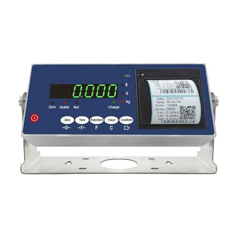 

2025 new B1P Label Printing Stainless Steel Weigh Indicator With Built-in Printer