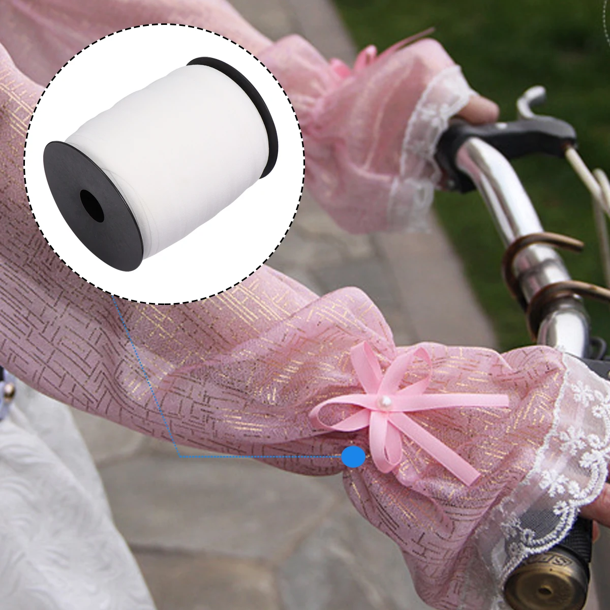 

Elastic Band 100m Roll Breathable Comfortable Elasticity for Knitting Sewing Sportswear DIY Clothing Accessories