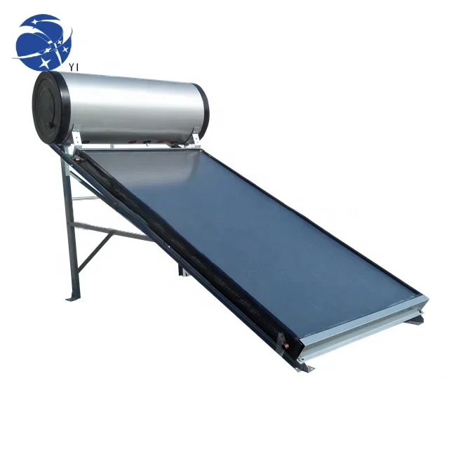 

YUNYI 150L/200L Slope roof heat pump flat-plate solar water heater system with high quality