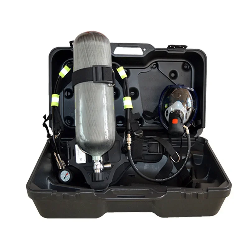 Hot Sale 6.8L/9L SCBA Self Contained Air Breathing Apparatus Carbon Scba Anti Fire Sets