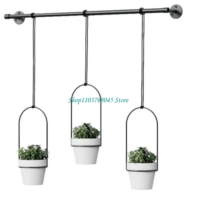 R53F Hanging Planter for Indoor Plant Modern Plant Hanger Hanging Window Decoration